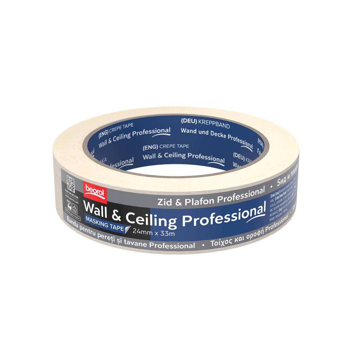 Masking tape Wall & Ceiling Professional 24mm x33m 