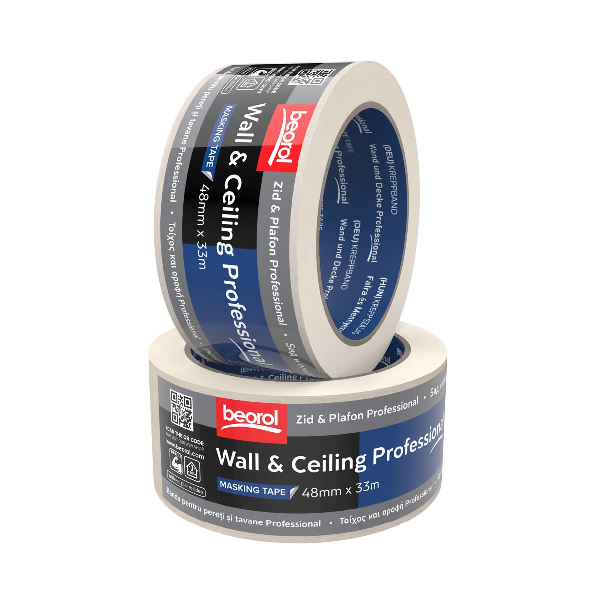 Masking tape Wall & Ceiling Professional 48mm x33m 