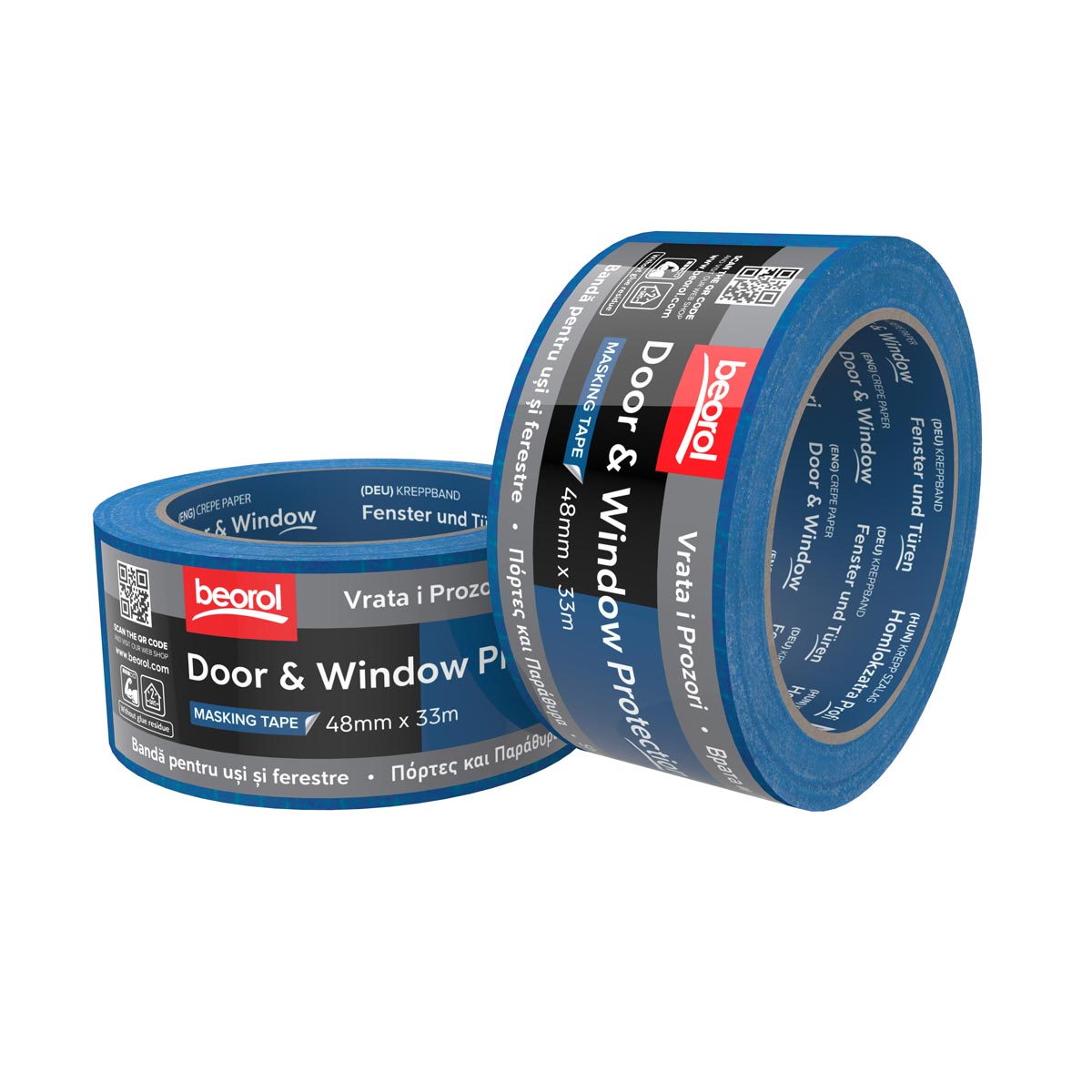 Masking tape Door & Window protection 48mm x 33m 