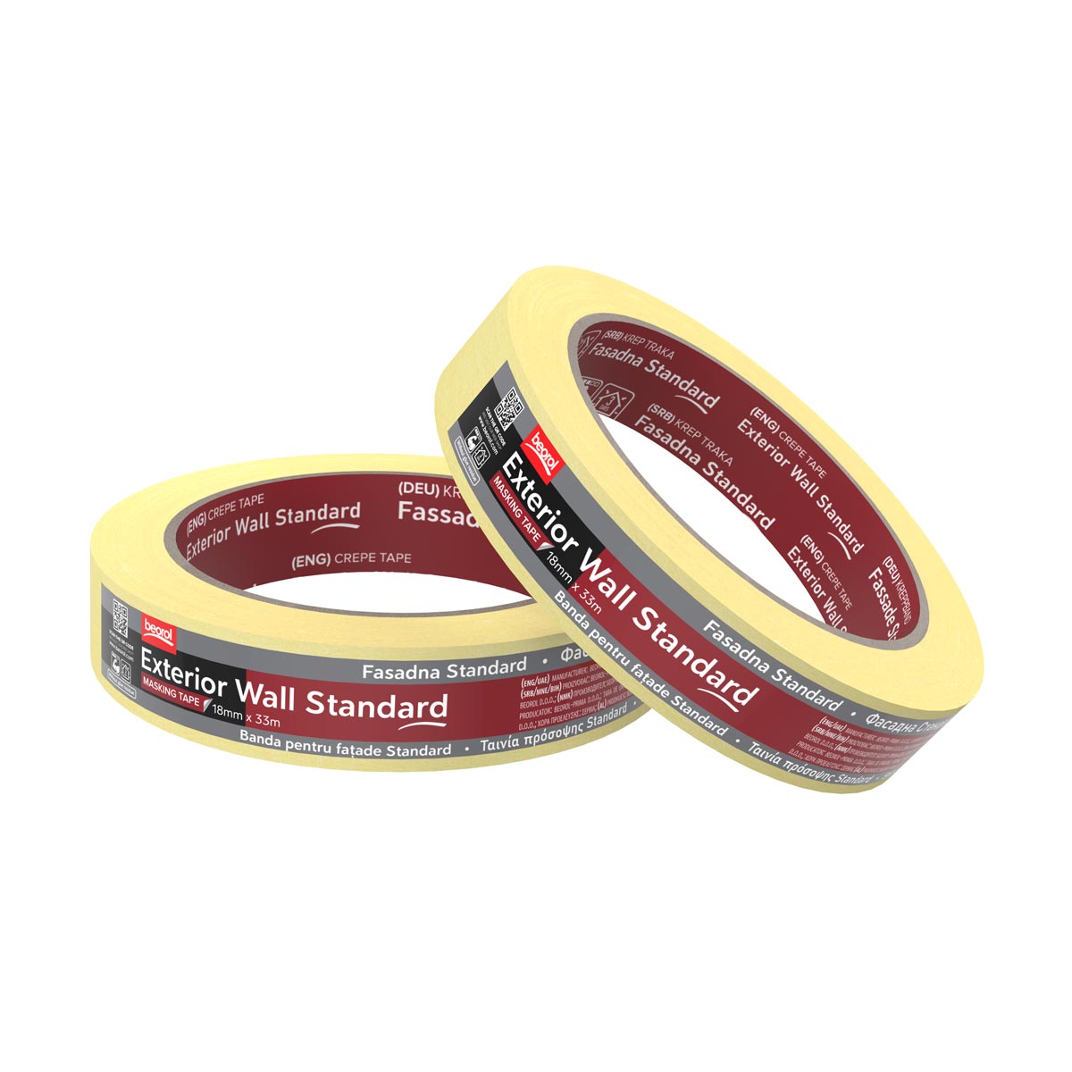 Masking tape Exterior Wall Standard 18mm x 33m 